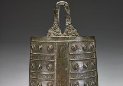 图片[2]-Chime bell with coiling dragon pattern, Warring States period (475-221 BCE)-China Archive